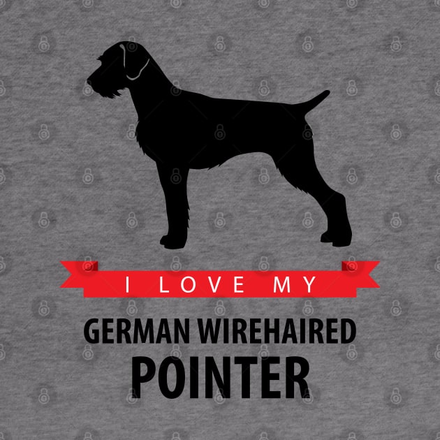 I Love My German Wirehaired Pointer by millersye